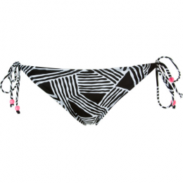 Billabong Nouveau Geo Cara Tie Side Shirring Bikini Bottom - Women's