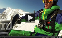 Video of the Day: 800 ft Snowmobile BASE Jump
